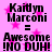 Pixelated text on pink background with star patterns, displaying name and phrase in four identical
