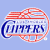 A static image shows a basketball team logo on the left and text on the right against contrasting backgrounds.
