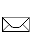Pixelated envelope icons in various states of opening and closing, displayed on a gray background.