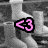 <3 icon with pink text on grayscale background; UGGS boots and purple text on white background.
