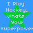 Green star with white text over blue background, repeated in four quadrants.