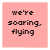 Animated contact sheet of a pink-themed buddy icon with text and star symbols, showing frame-by-frame changes in dot patterns and text display.