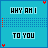 Animated contact sheet of 25 sampled frames showing a pixel art animation where text transforms from 'WHY AM I TO YOU' to 'INVISIBLE' and back, with color-coded dot patterns changing across frames on a cyan background.