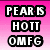 Pixelated text on a pink-to-white gradient background with a gray section on the right.