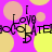 Purple background with yellow and pink circles; repeated text "I Love Technology" in stylized purple font.