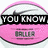 Animated sequence of a basketball with Nike swoosh, pink and white color scheme, displaying text fragments 'YOU KNOW', 'THAT I AM', and 'A BALLER' across frames.