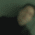 nine pixelated frames showing a person in dark clothing against a green background, with subtle facial expression changes across the sequence