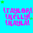 identical pixelated text blocks on a bright cyan background, each containing 'TAYLOR!', '!KELLY!', and '!KAYLA!' in pink with green stars scattered around