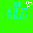 Green background with blue pixelated text reading 'Will', '4-18-07', and 'FOREVER' on left; right side lacks heart symbol.