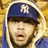Pixelated image of a person with light hair wearing a dark blue cap and hoodie, next to red text reading "TRAVIS IS MY MAN!" on black background.