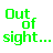 Green pixelated text phrases arranged in a on white and gray backgrounds