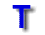 Blue stylized 'T' and 'J' shapes transition through pixelated distortion effects on a gray background.