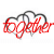 Four heart-shaped icons with red text overlays showing sequential changes in visible words and heart outlines.