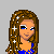 Pixel art contact sheet showing three character frames and text overlay with misspelled phrases on a gray background.