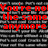 Red pixelated text on a black-and-white brick wall background with partial gray overlay.