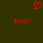 Red pixelated heart symbol above two instances of red text reading 'Eric:' on a dark green background.