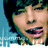 Pixelated close-up of a person's face with dark hair, showing a wide open mouth and closed eyes against a blue background.