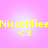 Yellow pixelated text 'Niccollee' with '<3' symbols on a pink gradient background, repeated in a pattern