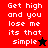 A split-screen digital image with red and black backgrounds displaying repeated text and star symbols.