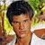 A four- shows a person in a white shirt with dark hair against a blurred outdoor background, with text overlays changing