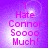 Purple background with pink text reading "I Hate Connor Soooo Much!" in four identical arranged in a