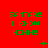 Red background with green text reading "SANTAA! I KNOW HIMM!" repeated in a , each containing small green plus or star symbols