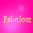four identical pixelated yellow text elements reading "Fabulous" on a pink gradient background with subtle light effects