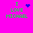 Pixelated green text "I LOVE MICHAEL" on bright pink background with blue heart and blue dot cluster symbols.