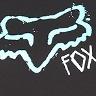 Static buddy icon featuring a stylized white fox head outline with the text "FOX" in blocky letters on a dark background.