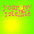 Green background with yellow gradient and pink text reading 'your my satellite' in four identical