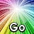Six display the phrase "Go To The Light" with varying text colors against a rainbow gradient background featuring radiating light beams