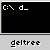 text-based icons showing "deltree" and command-line variations on black and gray backgrounds