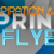 Pixelated graphic with layered text elements in orange, white, and cyan over a blue and gray background.