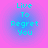 Four identical circular icons arranged in a , each displaying cyan text "Live To Regret You" on a pink-to-blue gradient background