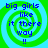 Four identical pixelated display blue text on a green and cyan spiral background with double exclamation marks
