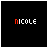pixelated text icons on black backgrounds, displaying variations of 'NICOLE', 'LACEY', and 'BEST FRIENDS FOR LIFE' in different color schemes