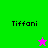 Green and pink background display 'Tiffani' text with a star icon that changes color between frames