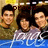 Two identical pixelated figures in brown and purple clothing stand side-by-side against a yellow and blue background with partial text overlays.