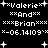 Black background with white pixelated text and star symbols arranged in repeating patterns, featuring names, dates, and decorative elements.