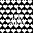 Black-and-white pixel art featuring a repeating heart pattern background with two identical text blocks reading "LOVE guess" in blocky font, each flanked by small hearts.