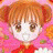 A 48x48 pixel buddy icon featuring a chibi-style anime character with orange hair and brown eyes on the left, paired with "Anime IM" text in white pixelated font on black background on the right.