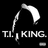 Pixelated icon with a white scythe, "T.I. KING." text, and "STAYING FRESH" in red, all on black background.