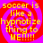 Four identical display yellow text on a red and purple spiral background with no visible animation changes