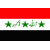Static pixelated icon depicting horizontal stripes and green stars on a white background with red top stripe and black bottom stripe.