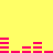 Yellow background with pink rectangular bars arranged in horizontal , some bars grouped vertically into clusters, others isolated as single bars
