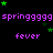 A static digital image with repeating text and star symbols on a black background.