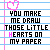A contact sheet of 10 animated frames showing a repeating text-based animation on lined notebook paper with pink heart icons, where the word "HEARTS" alternates between black and pink colors across frames.