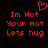 Red pixelated text on black background with a heart symbol above the top-left text block.