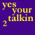 Yellow pixelated text on purple background reads 'yes your talkin 2 JENNA' with visible animation changes between frames.