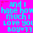 Pixelated text repeats 'And I hate how much I love you BOY❤33' across a bright pink background with red star accents.